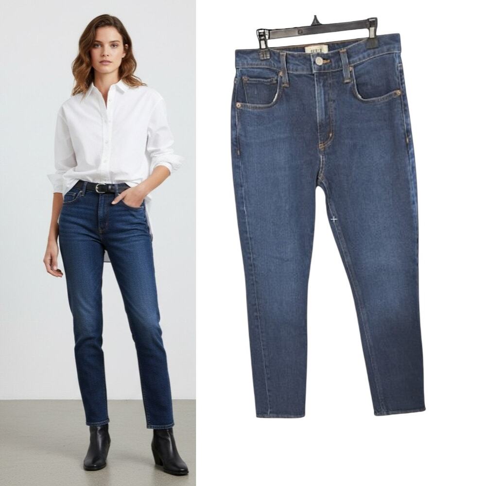 Agolde Willow Jeans Women's Size  26 Blue Mid Rise Slim Cropped Medium Wash